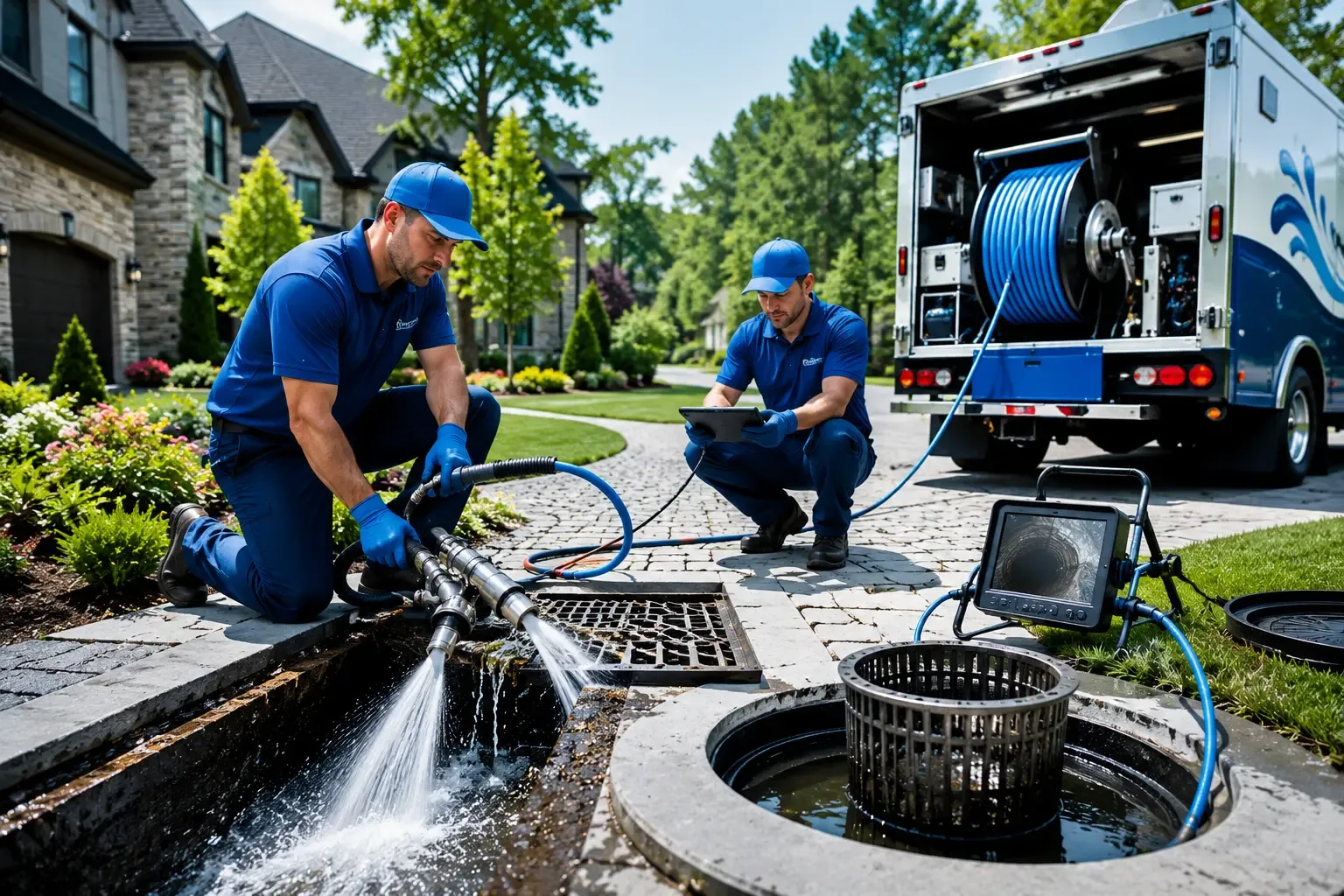 Local outdoor drain cleaning professionals in Runnells, IA